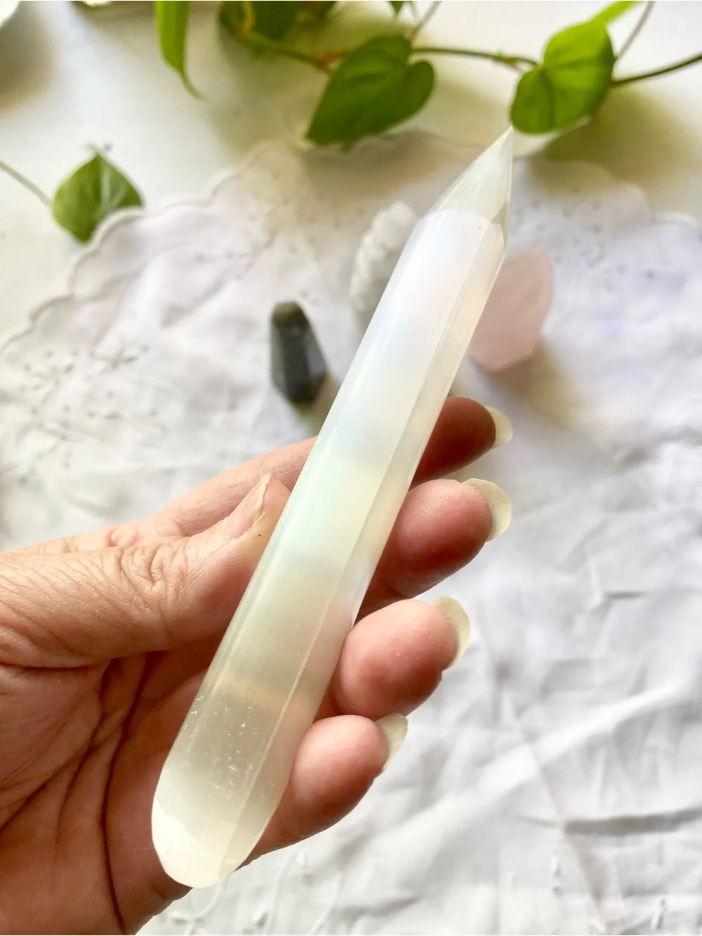 Crystal set curated hand